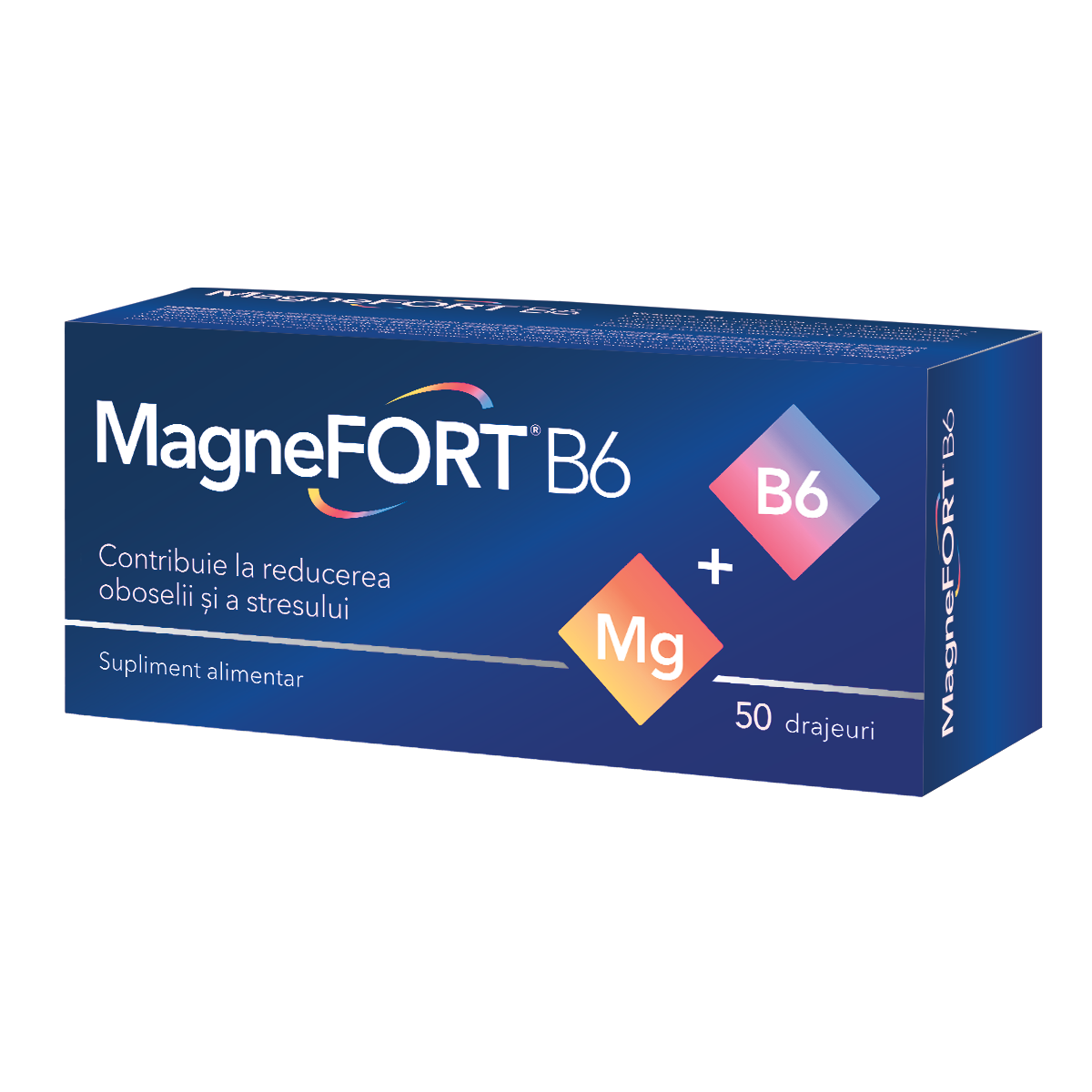 Magneziu forte + Vit B6 x 50cp (Biofarm)
