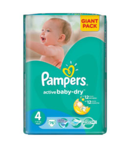 Pampers Active Baby Nr. 4 x 76 buc