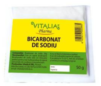 Bicarbonat de sodiu x 50g – Vitalia