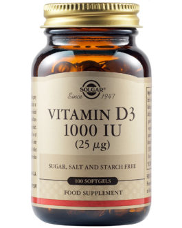 Vitamin D3 1000 IU (25 µg) 100 capsule