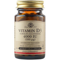 Vitamina D3 (Cholecalciferol) 4000 IU (100 µg) 60 capsule vegetale