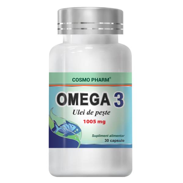 Omega 3 Ulei de Peste 1005mg, 30 capsule