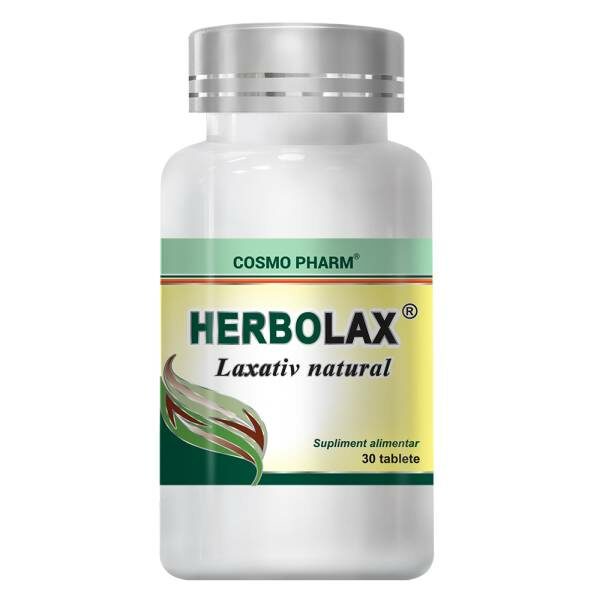 Herbolax, laxativ natural, 30 tablete
