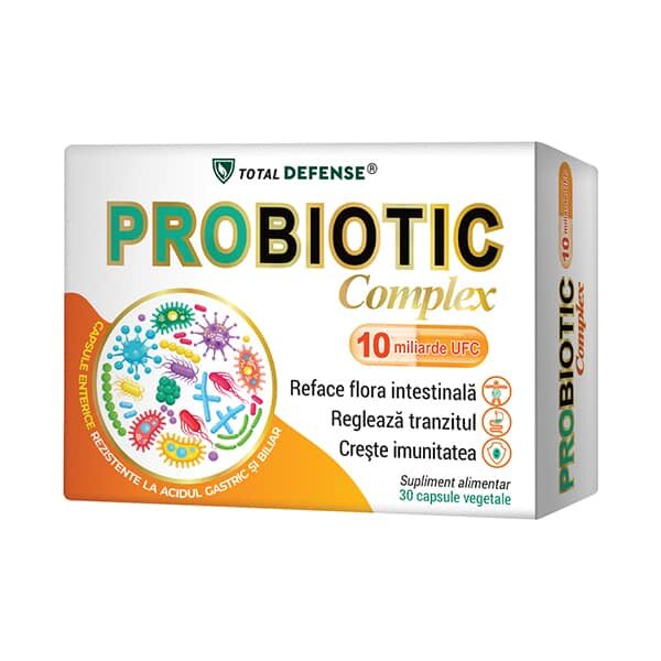Probiotic Complex 10 miliarde UFC, 30 capsule enterice