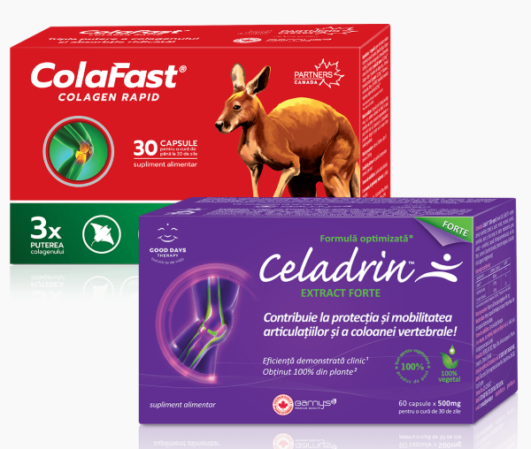 Celadrin extract forte 60cps+ColaFast Colagen Rapid 30cps-cadou